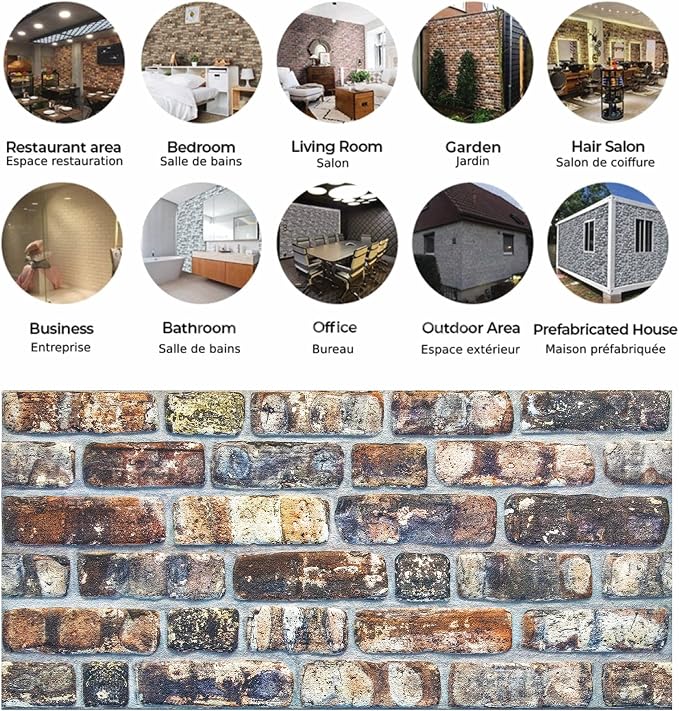 Dundee Deco 3D Wall Panels Faux Brick - Image 6