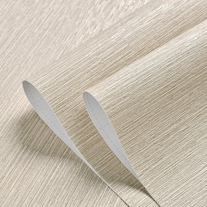 Haimin Grasscloth Wallpaper Peel and Stick 20.9in X 393in Fabric Contact Paper - Image 8