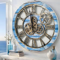ImprovingLife The Gears Clock The Original Real Moving Gear Wall Clock Vintage by THEGEARSCLOCK