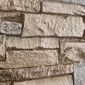 1.77 Inch Deep 3D Faux Stone Sample Panel Artisan Hand Painted Stacked Stone by Wallwell