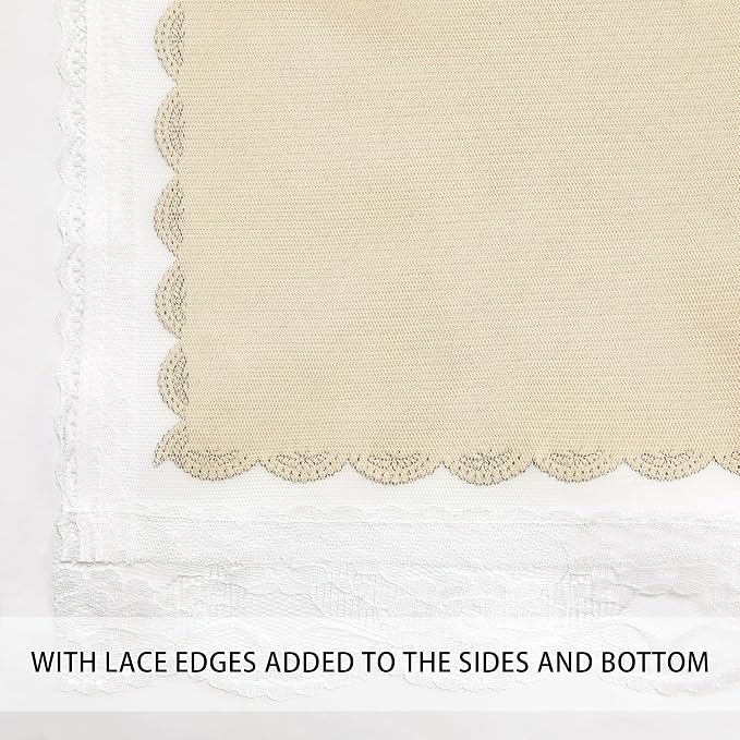 XiDi Curtains for Bedroom Decor Beige34/72/1 - Image 4