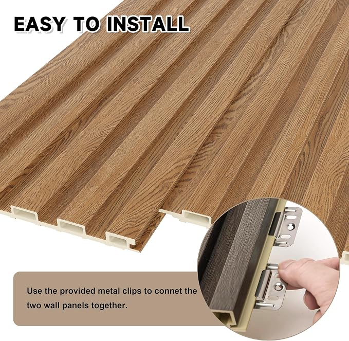 WPC Slat Wall Paneling, Acoustic Wall Panels - Image 5