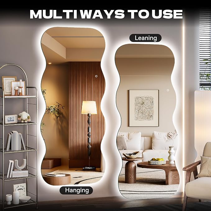 Hasipu Wavy Full Length Mirror - Image 5
