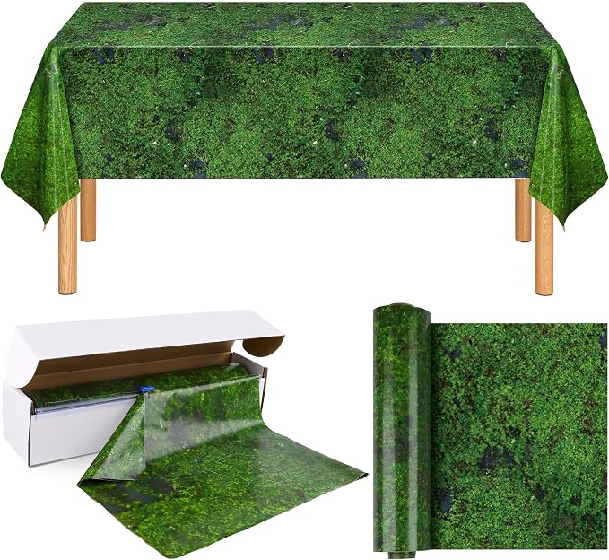 Kochorie 100 Ft x 54 Inch Green Moss Tablecloth Roll by Kochorie