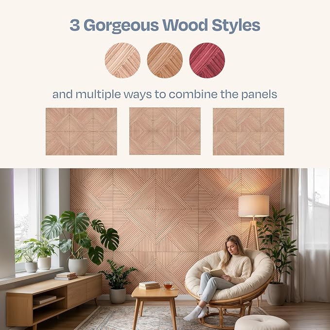 XL Acoustic Wall Panels 6-Pack Decorative Acoustic Panels High Density Sound - Image 7