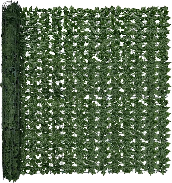 Artificial Ivy Privacy Fence Screen: 80 "x 120" Anti-Ultraviolet Artificial by DOPGIB