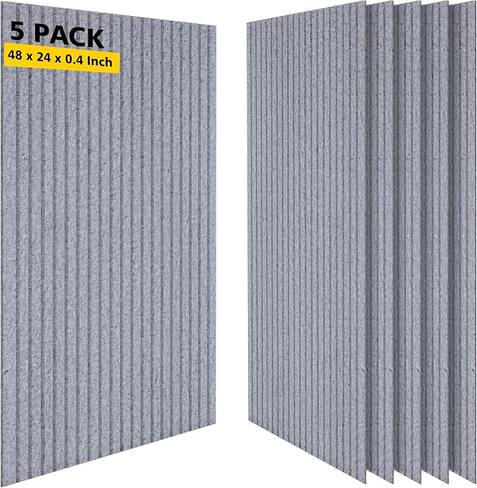 Acoustic Panels, 5 Pack Sound Panels Noise Reducing by AUTORIFIC