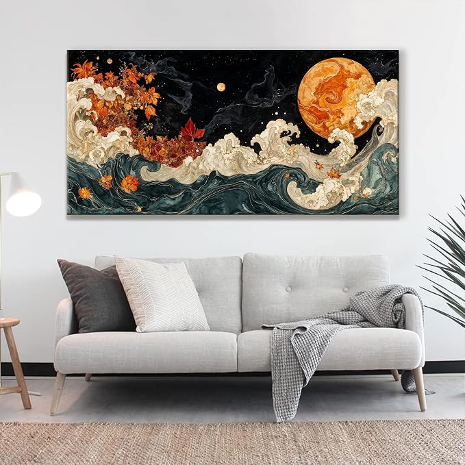 Large Wall Art For Living Room Boho Abstract Modern Wall Artwork Prints - Image 6