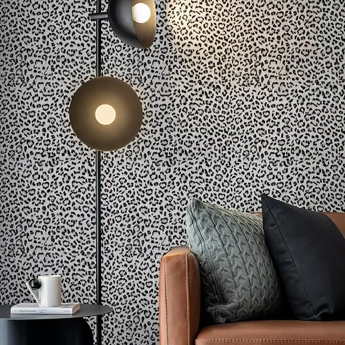 Leopard Print Peel and Stick Wallpaper, Waterproof Removable Self Adhesive - Image 5