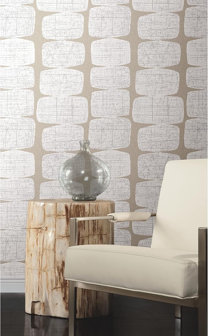 RoomMates RMK12347PL Mid-Century Beads Peel and Stick Wallpaper - Image 9