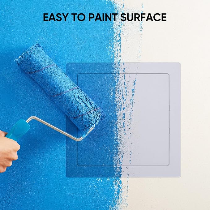 TICONN Access Panel for Drywall, 6 x 9 Inch ABS Plastic Wall Hole Cover Access - Image 8