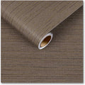 CRE8TIVE Dark Brown Grasscloth Wallpaper Textured Wallpaper Stick and Peel by CRE8TIVE