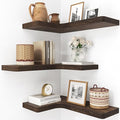 fuqing Floating Corner Shelves, Wall Shelf Set of 3, Shelves by Fuqing
