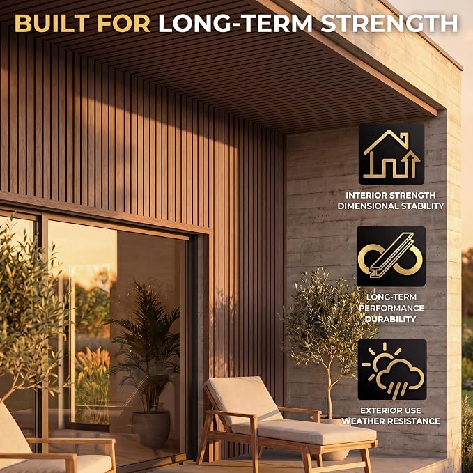 From Plain to Beautiful in Hours WPC Exterior Wall Slat Panels Waterproof - Image 5