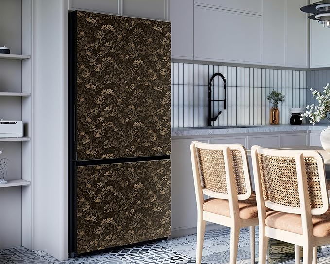 FLFK Peel and Stick Wallpaper Black Gothic Wall Paper - Image 6