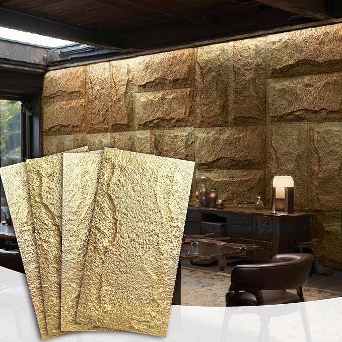 Stone 3D Wall Panels, 23.6"*47.2" Wall Paneling by Besutosera