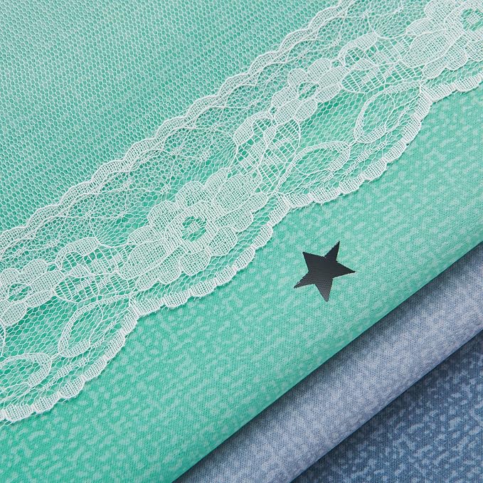 XiDi Curtains for Bedroom Decor, Rainbow Purplgreen grey34/90 - Image 7