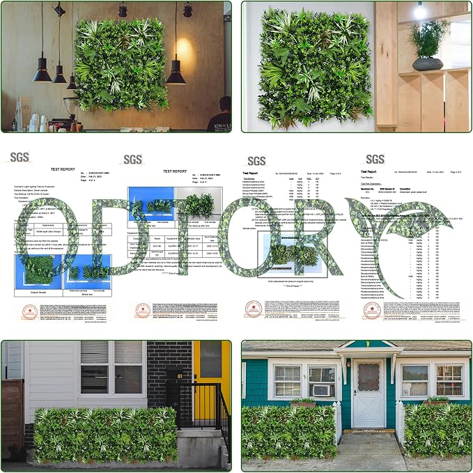 ODTORY Artificial Boxwood Topiary Hedges Panels: 54'' x 120'' UV-Protected - Image 5