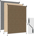 HOMEDEMO Outdoor Roller Shades for Patio, Sun Roller Shade Cloth Roll Blinds by HOMEDEMO