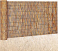 Barydat 1 Pcs 3 x 10 ft Reed Fence Roll, 85% Shade Bamboo Privacy Screen by home