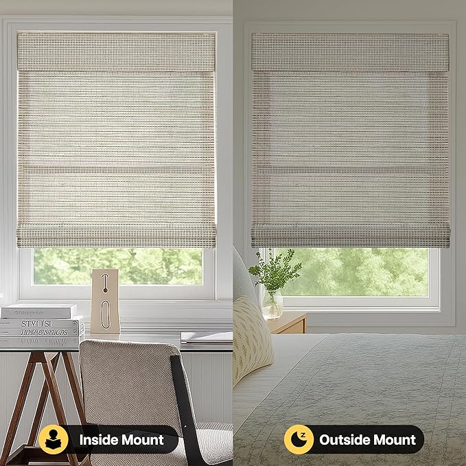 LazBlinds Cordless Bamboo Roman Shades - Image 4