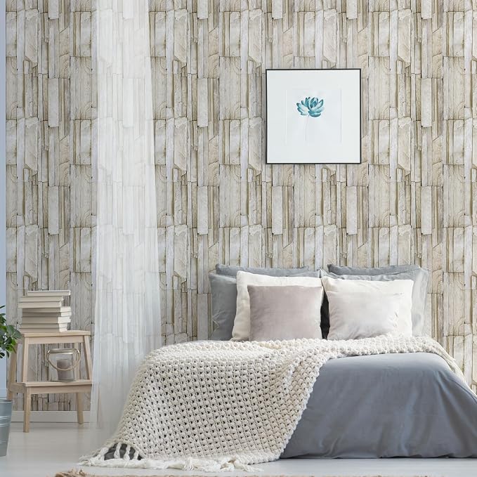 Main Street Peel and Stick Wallpaper Eco-Friendly Sheets 12 Pack, 11 X 16 Inch - Image 7