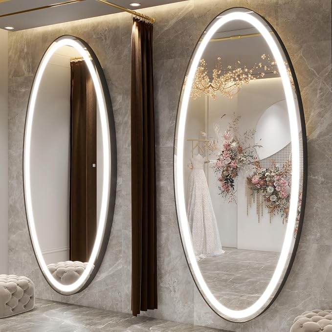 FENNIO 70" x 36" Large Wall Mounted Mirror - Image 8