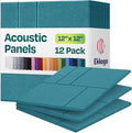 Acoustic Panels 12-Pack Soundproof Wall Panels 12"x12"x0.4" Decorative Sound by EkkogoAcousticPanels