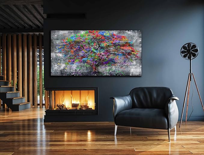 SIXTTART Tree Large Canvas Wall-Art - Image 2