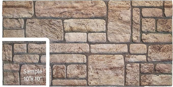 Dundee Deco 3D Wall Panels Faux Brick by DundeeDeco