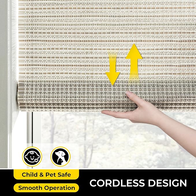 UNISHADES Cordless Bamboo Roman Shades - Image 4