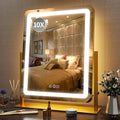 FENNIO Vanity Mirror with Lights 22 Inch- LED Lighted Makeup Mirror, Large by FENNIOLEDMIRRORS