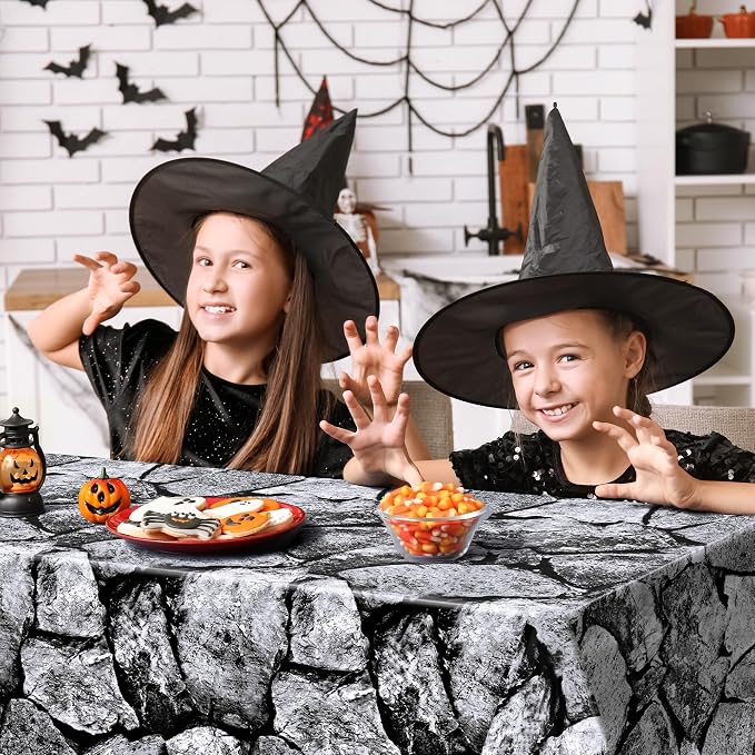 Kochorie 100 Ft X 54 Inch Halloween Stone Wall Tablecloth Roll - Image 5