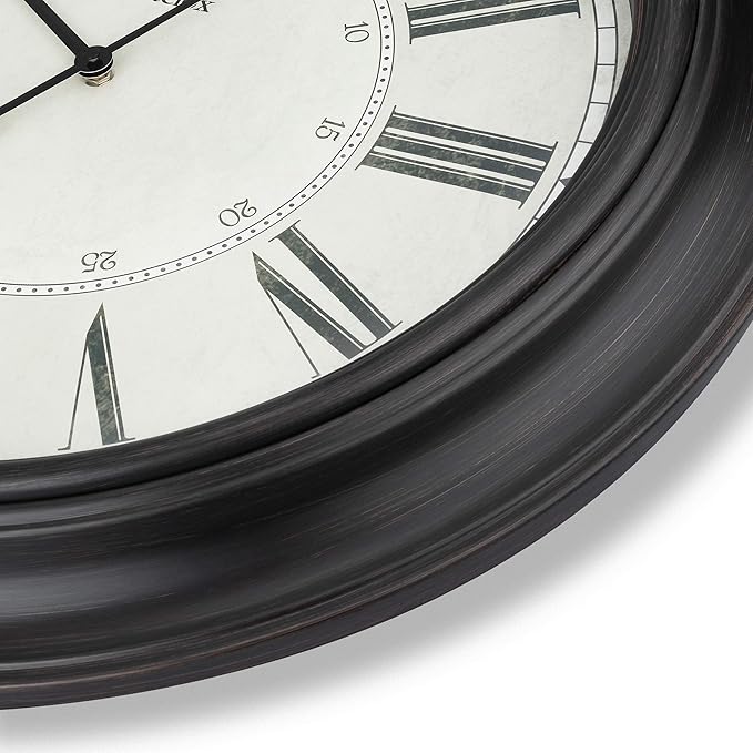 Westclox 32213VBK 24 inch Traditional Wall Clock Battery-Operated Clock - Image 3