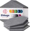 Acoustic Panels 12-Pack Soundproof Wall Panels 14"X12.1"X0.4" Sound Panels High by EkkogoAcousticPanels
