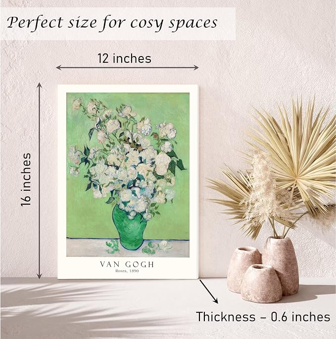 Induslyfe Framed Grass Wall Art Canvas Decor Set of 3, Matisse Mid Century - Image 7