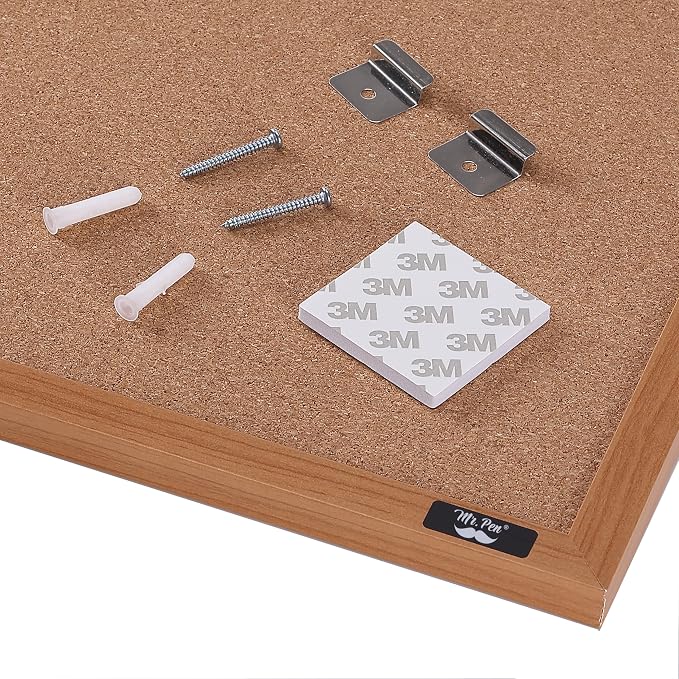 Mr. Pen- Cork Notice Board, 24 X 18 Inches, Cork Bulletin Board - Image 8