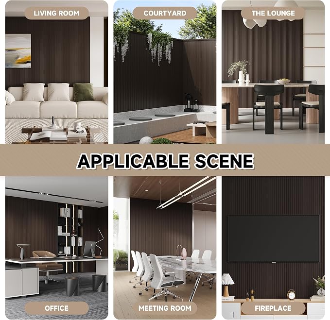 POHARE Slat Wall Paneling, Acoustic Wall Panels - Image 7