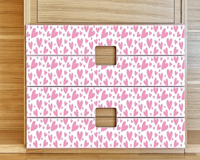 FLFK Pink Heart Wallpaper Border - Image 3