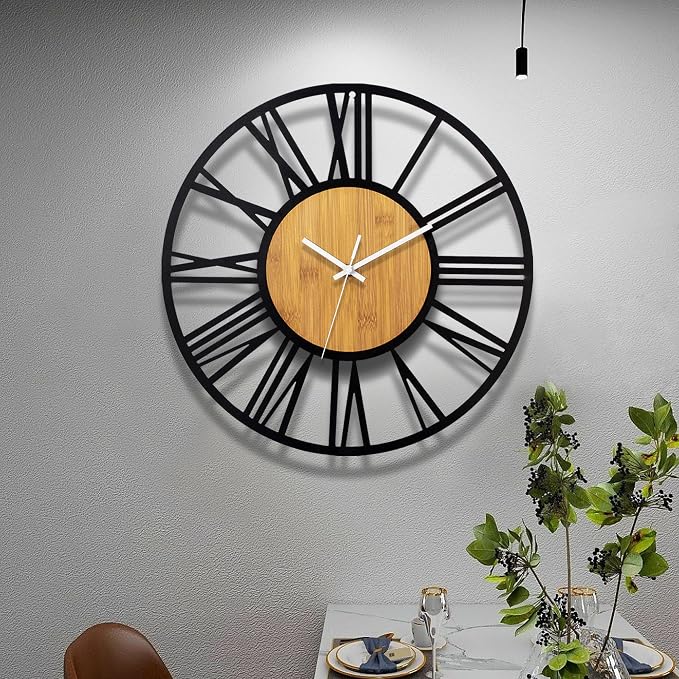 1st owned Wall Clocks for Living Room Decor, Round Silent Non Ticking, Modern - Image 5