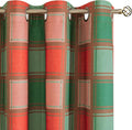 Lajode Plaid Curtains for Living Room 84 Inches Long by Lajode