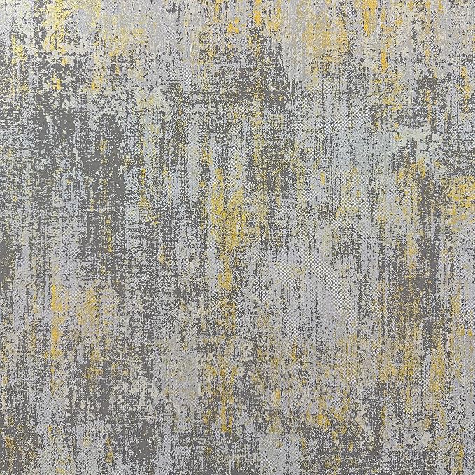 JiffDiff Vintage Metallic Peel and Stick Wallpaper Self Adhesive Industrial by wallpaper