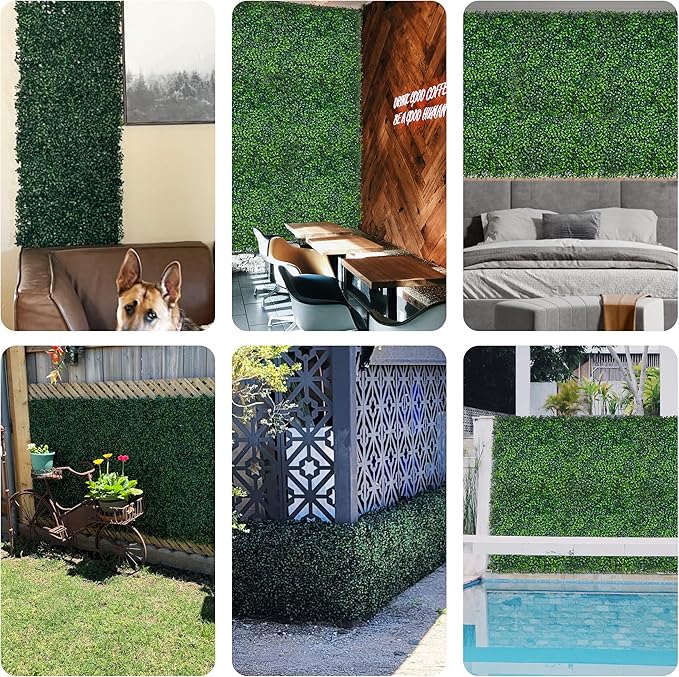 Artificial Boxwood Panels, Garden&Fence Covering Privacy, Backyard and Decor - Image 6