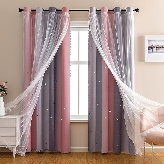 XiDi Dream Star Blackout Curtains by Addsomecolortolife