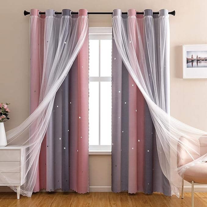 XiDi Dream Star Blackout Curtains by Addsomecolortolife