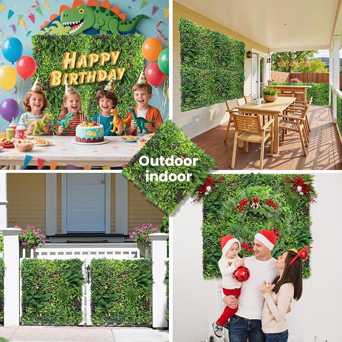 Artificial Grass Wall Panels for Indoor Outdoor, 3D Boxwood Panels - Image 5