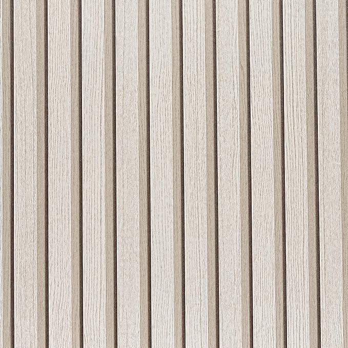 Peel and Stick Wood Slat Wallpaper by LOVADA