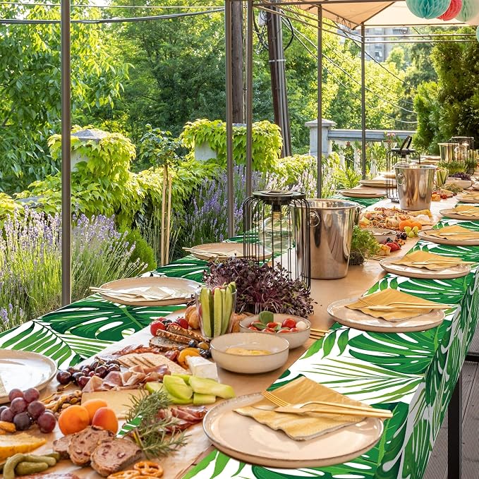 Kochorie 100 Ft x 54 Inch Palm Leaves Tablecloth Roll - Image 7