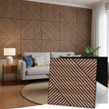 Mollywell Art Acoustic Wall Panels, 24x24 Inch 8 Pack, Wood Veneer, Sound by Mollywell