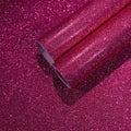 CHIHUT Hot Pink Glitter Peel and Stick Wallpaper Sparkly Pink Contact Paper by CHIHUT